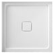 ANZZI Titan Series 36 in. x 36 in. Double Threshold Shower Base in White