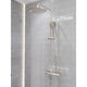 SH-AZ101BN - ANZZI Heavy Rainfall Stainless Steel Shower Bar with Hand Sprayer in Brushed Nickel