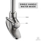 ANZZI Eclipse Single Handle Pull-Down Sprayer Kitchen Faucet