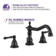 ANZZI Highland 8 in. Widespread 2-Handle Bathroom Faucet