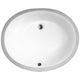 ANZZI Rhodes Series 21.5 in. Ceramic Undermount Sink Basin in White