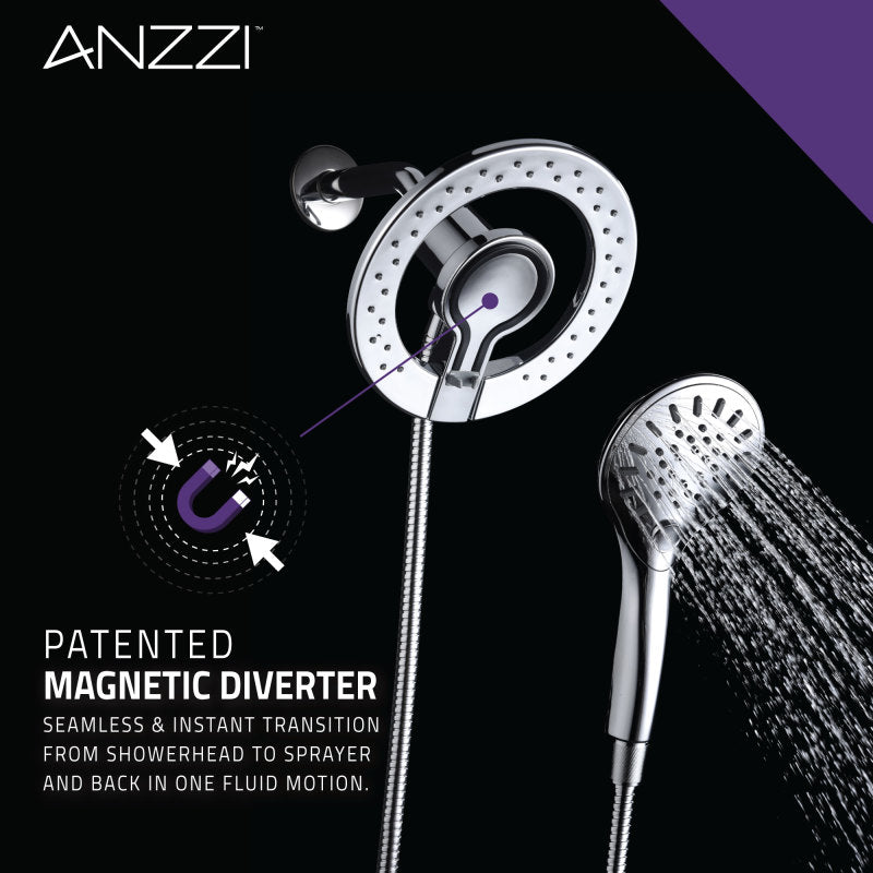 Cheers!アクア　SP TD SH-AZ067CH - ANZZI Valkyrie Retro-Fit 3-Spray Patterns with
