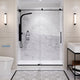 Alexander 60 in. L x 36 in. W Alcove Shower Pan Base with Center Drain in Glossy White Marine Acrylic