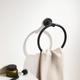 ANZZI 4-Piece Matte Black Bathroom Accessories Set