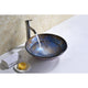 LS-AZ173 - ANZZI Stellar Series Deco-Glass Vessel Sink in Stellar Burst