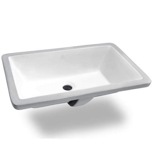 LS-AZ112-R - ANZZI 21 in. Ceramic Undermount Sink Basin in White