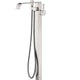 Angel 2-Handle Claw Foot Tub Faucet with Hand Shower in Polished Chrome