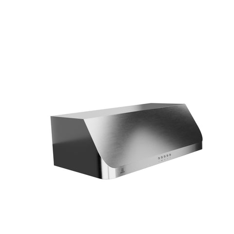 RH-AZ2590PSS - ANZZI Under Cabinet Range Hood 36 inch | Ducted / Ductless Convertible Kitchen over Stove Vent | Washable Baffle filter, LED Lights & Stainless Steel Finish | RH-AZ2590PSS
