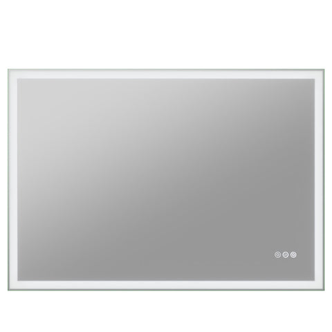 BA-LMDFX014AL - ANZZI ANZZI 27-in. x 39-in. LED Front/Back Lighting Bathroom Mirror with Defogger