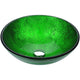 LS-AZ8228 - ANZZI Gardena Series Deco-Glass Vessel Sink in Verdure Green