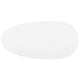 ANZZI Fiume 5.6 ft. Man-Made Stone Center Drain Freestanding Bathtub in Matte White