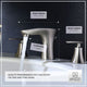 Chord Series 8 in. Widespread 2-Handle Low-Arc Bathroom Faucet in Brushed Nickel