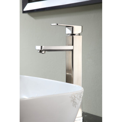 L-AZ181BN - ANZZI Nettuno Single Handle Vessel Sink Bathroom Faucet in Brushed Nickel