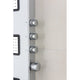 ANZZI Leopard 60 in. 3-Jetted Full Body Shower Panel with Heavy Rain Shower and Spray Wand in White