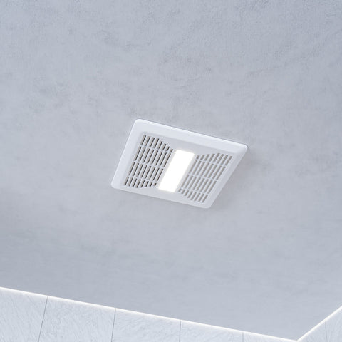 EF-AZ102WH - ANZZI Spring Series 110 CFM Ceiling Mount Bathroom Exhaust Fan with Brilliant LED Light and ENERGY STAR in Soothing White