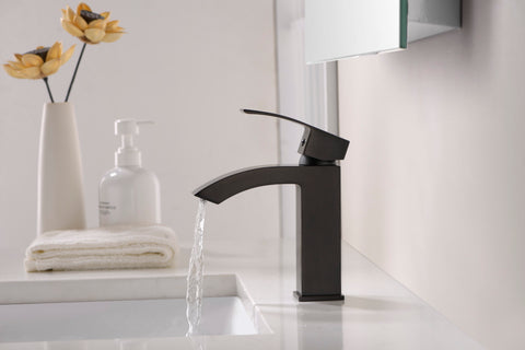 Revere Series Single Hole Single-Handle Low-Arc Bathroom Faucet in Oil Rubbed Bronze