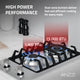 12 in. Gas Cooktop in Stainless Steel with 2 Burners, Gas Regulator and LP Kit