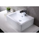 LS-AZ130 - ANZZI Vitruvius Series Ceramic Vessel Sink in White
