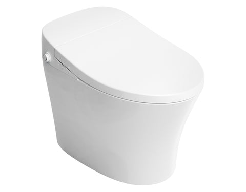 TL-ST823WH - ANZZI ENVO Vail Elongated 1.28 GPF Smart Bidet Toilet in White with Remote Control, Heated Seat, Auto Flush, and Water Filter