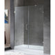 ANZZI Consort Series 60 in. by 72 in. Frameless Hinged Alcove Shower Door with Handle