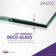 Madam Series Frameless Sliding Shower Door with Clear Tempered Glass and Tsunami Guard