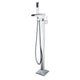 Union 2-Handle Claw Foot Tub Faucet with Hand Shower