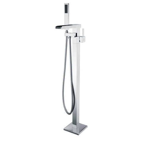 FS-AZ0059CH - ANZZI Union 2-Handle Claw Foot Tub Faucet with Hand Shower in Polished Chrome