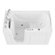 AMZ3260LWH - ANZZI 32 in. x 60 in. Left Drain Quick Fill Walk-In Whirlpool Tub with Powered Fast Drain in White