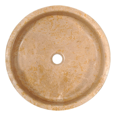 LS-AZ8238 - ANZZI Rune Natural Stone Vessel Sink in Classic Cream