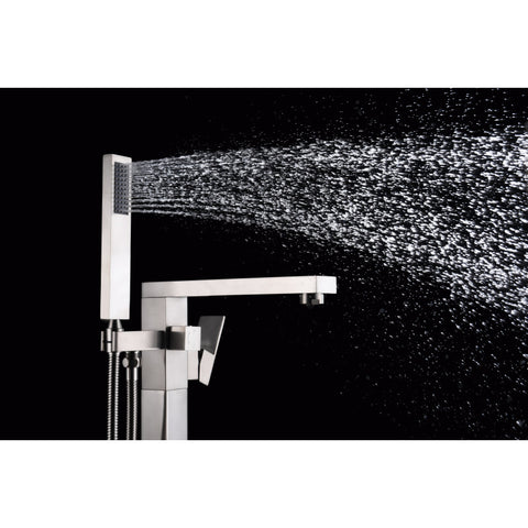 Khone 2-Handle Claw Foot Tub Faucet with Hand Shower
