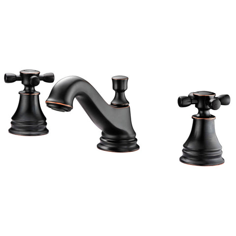 ANZZI Melody Series 8 in. Widespread 2-Handle Mid-Arc Bathroom Faucet