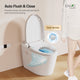 ENVO Dia Series 1.28 GPF 1-piece Auto Open Smart Bidet Toilet in White with Dual Flush, Heated Seat, and Foot Sensor