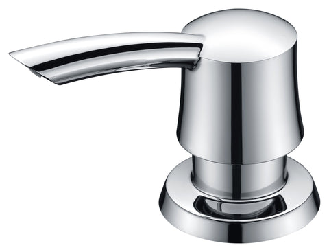 ANZZI Venice Built-in Bottle Soap/Lotion Dispenser (12 oz.), Refillable from Above the Counter, Durable Finish, Multiple Finishes