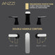 ANZZI 2-Handle 3-Hole 8 in. Widespread Bathroom Faucet With Pop-up Drain