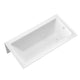 ANZZI 5 ft. Acrylic Rectangle Tub With 48 in. x 58 in. Frameless Tub Door