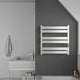 TW-AZ025BN - ANZZI Starling Series 6-Bar Wall Mounted Electric Plug-In Bathroom Towel Warmer Rack in Brushed Nickel Finish Stainless Steel