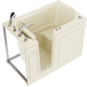 ANZZI Coupe Series 30 in. x 53 in. Left Drain Quick Fill Walk-In Air Tub in Biscuit