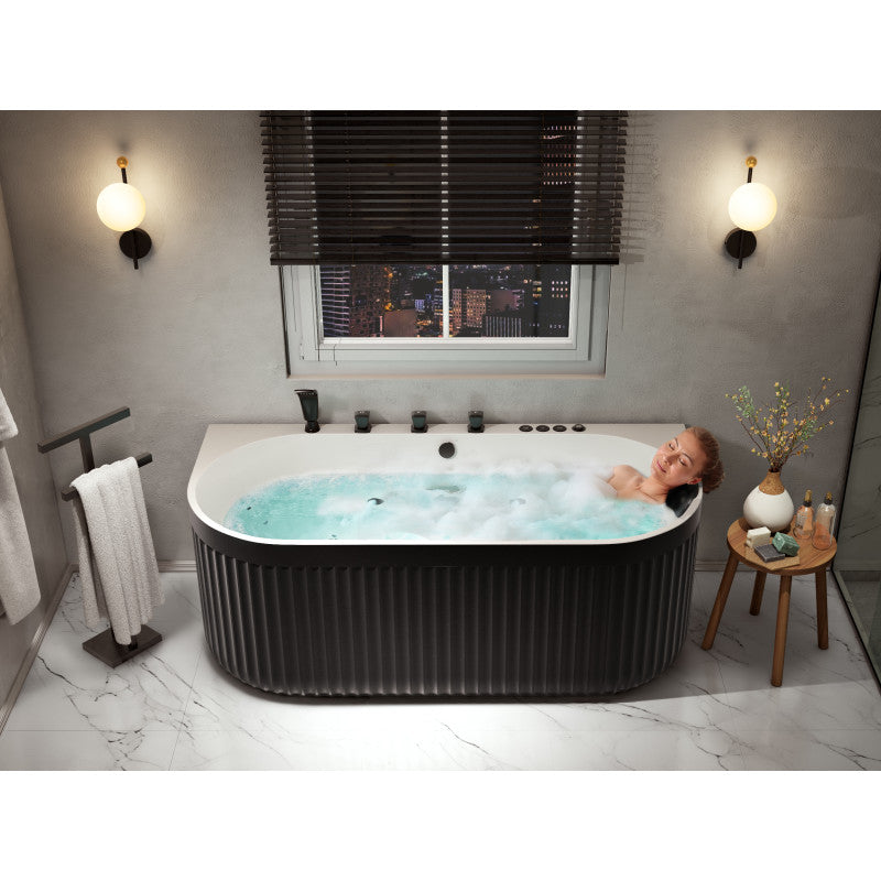 FT-AZ514 - Stone Bell 67 in. Flatbottom Freestanding