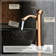 L-AZ095RG - Harmony Series Single Hole Single-Handle Vessel Bathroom Faucet in Rose Gold