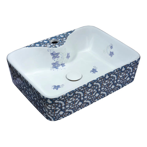 LS-AZ273 - ANZZI Cotta Series Ceramic Vessel Sink in Blue