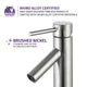 ANZZI Valle Single Hole Single Handle Bathroom Faucet