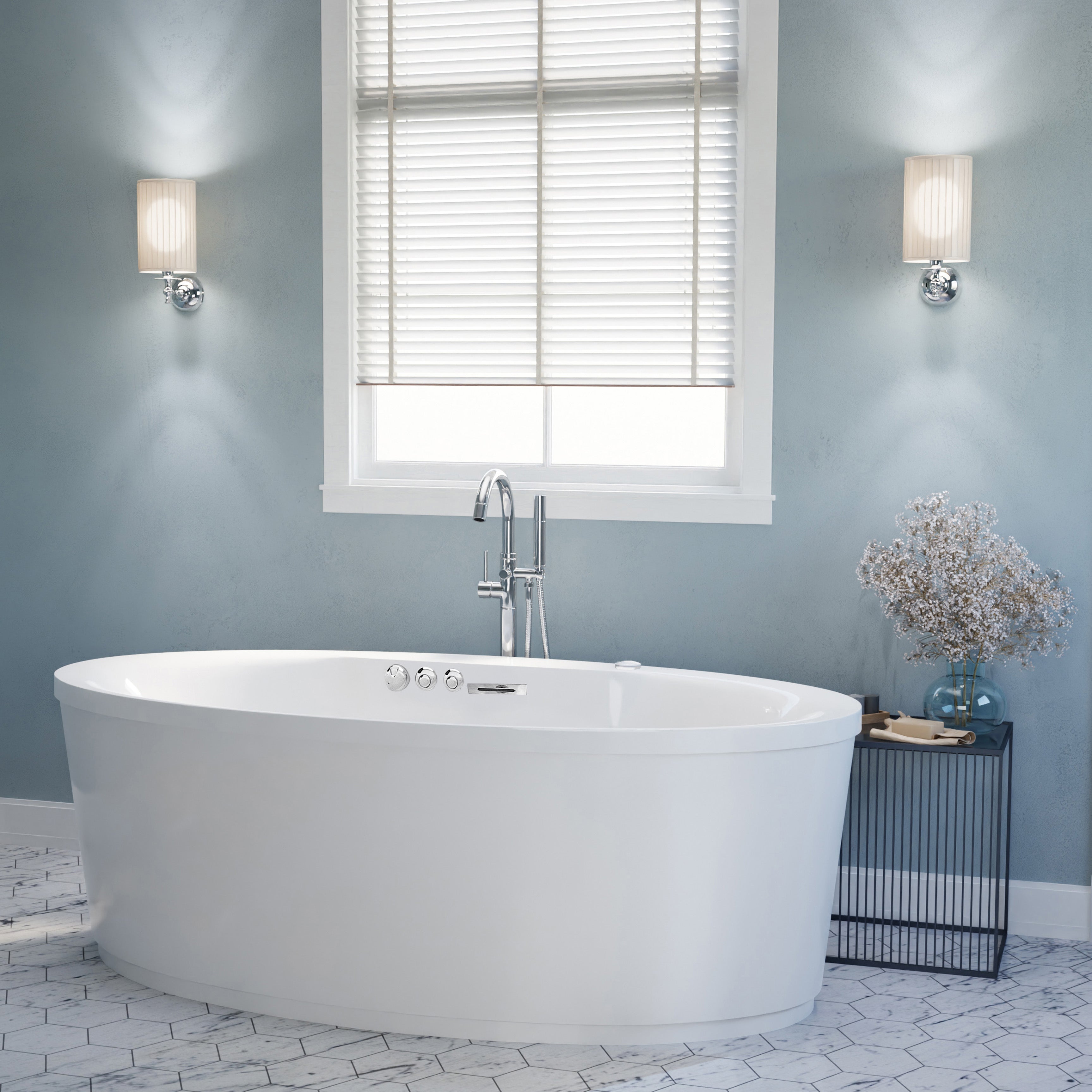 FT-AZ101 - ANZZI Heidi Series 67 in. x 34 in. Acrylic Combination
