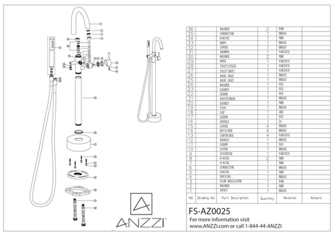 Coral Series 2-Handle Freestanding Tub Faucet with 60 in. Euro-Grip Hand Sprayer in Brushed Nickel