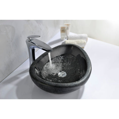 ANZZI Twin Vessel Sink in Desert Black ANZZI Twin Vessel Sink in Desert Black