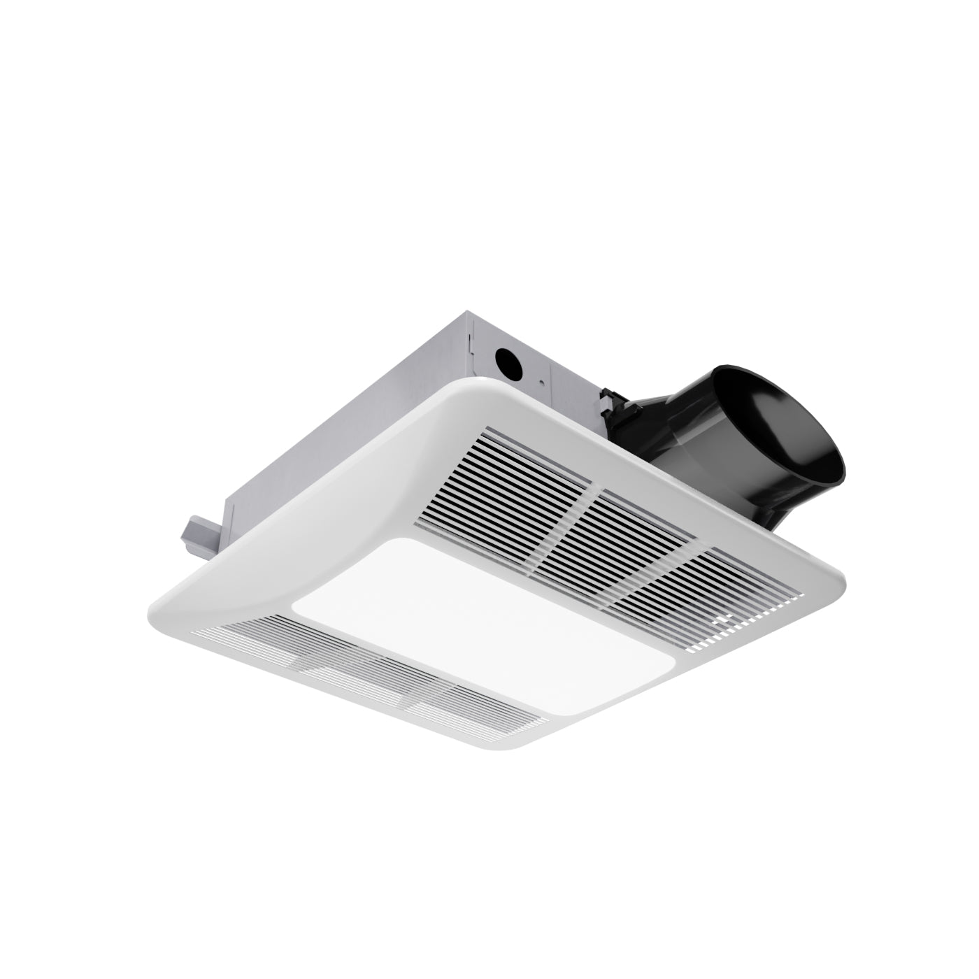 ANZZI 100 CFM 1.5 Sones Bathroom Exhaust Fan w/ Light and Humidity Sensor  Ceiling Mount