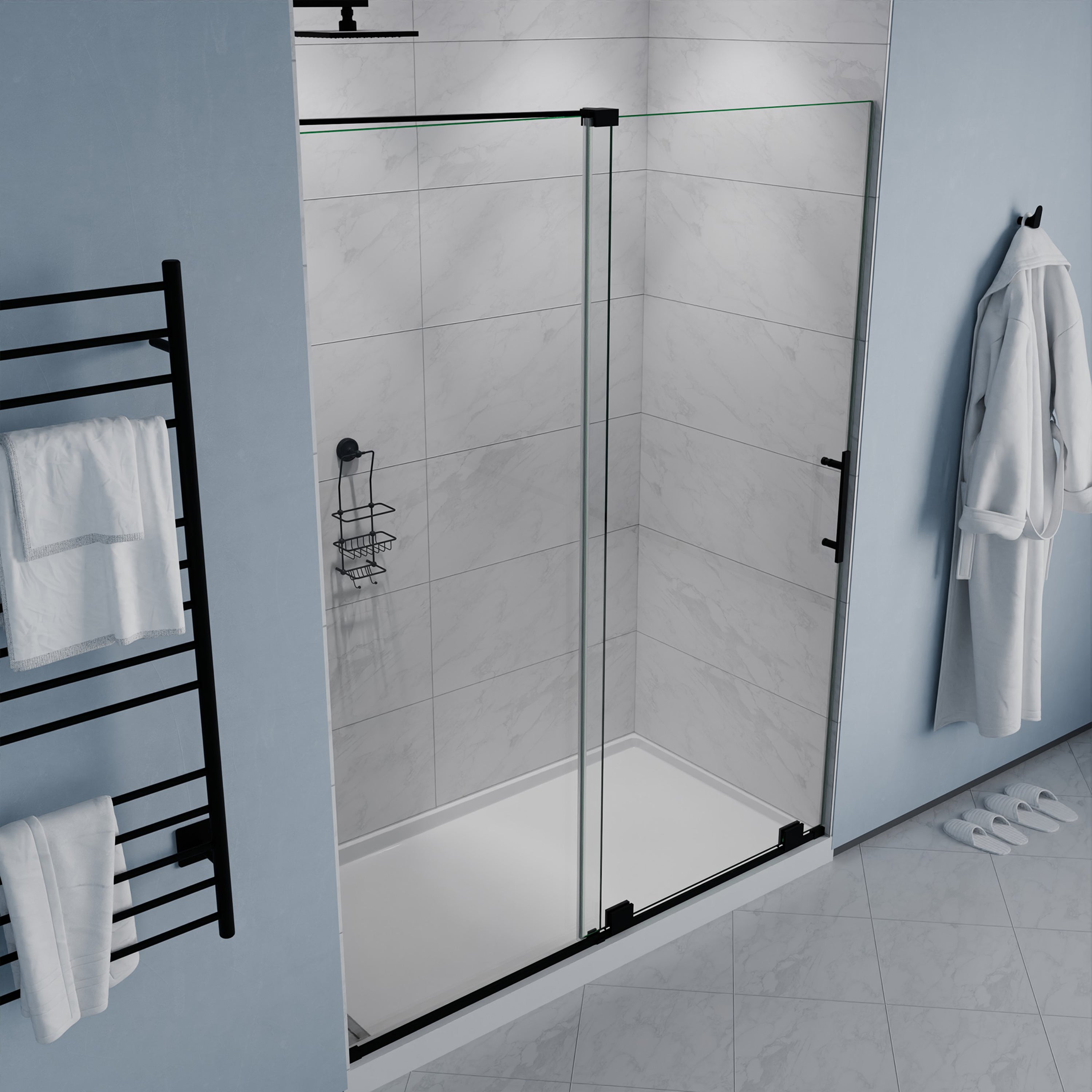 SD-AZ055-01CH - ANZZI Longboat Series 60 in. x 76 in. H Sliding