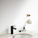 ANZZI 5-Piece Matte Black & Satin Brass Bathroom Accessories Set