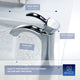 ANZZI Rhythm Series Single Hole Single-Handle Mid-Arc Bathroom Faucet