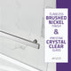 60 in. L x 30 in. W x 79 in. H Right Drain White Rectangular Tub with Frameless Tub Door in Brushed Nickel Finish