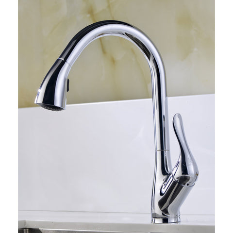 K36203A-031 - ANZZI Elysian Farmhouse 36 in. Double Bowl Kitchen Sink with Accent Faucet in Polished Chrome